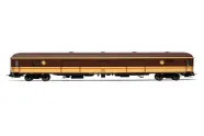 RENFE, luggage van D11-11400, "Estrella" livery, period IV. Suitable AC wheelsets for this item: HC6102 (10,50 x 24,50 mm)