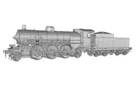 FS, locomotiva a vapore Gr. 685, 1a serie, con caldaia corta e fanali elettrici, ep. III, con DCC Sound decoder