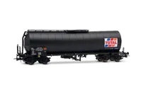 SNCF, 2-unit pack of 4-axle isolated tank wagon TOTAL France, black livery