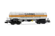DB, 4-axle gas tank wagon, "CARBO", period V-VI, with isolation