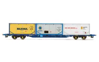 Touax, KFA Container Wagon, with 3 x 20 Tanktainers - Era 11