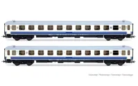 RENFE, set de 2 coches «Estrella Rías Bajas», Bc10x-12600 literas, decoración «Largo Recorrido»