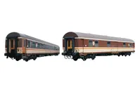 RENFE, 2-unit pack of "Estrella Galicia", BBL-9600 + DDE-10400, with orange doors, Estrella livery