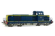 SNCF, diesel locomotive class BB 66047, 2nd subseries, blue/yellow livery, period III
