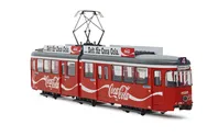 Duewag tram Gt6 Heidelberger, "Coca-Cola" livery, period IV-V