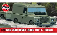 LWB Land Rover (Hard Top) & Trailer