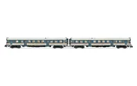RENFE, 2-units pack ALn 668 1900 series (2 doors) original FS livery, rounded windows, ep. IV - DCC Sound