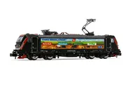 Erfurter Bahnservice, Elektrolokomotive 187 420-5, in schwarz/roter Lackierung mit "K+S" Werbung, Ep. VI, mit DCC-Decoder