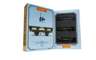 Flat Bed Wagon Pack containing 3 x Flat Bed wagons (Stephenson's Rocket)