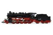 DR, locomotiveà vapeur BR 58 311, livrée rouge/noir, ép. III