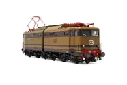 FS, electric locomotive E.645, 2nd series, original front windows, castano/isabella livery, period IV-V, with DCC-sounddecoder