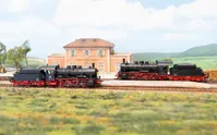 DB, steam locomotive with tender 055 632-4, black/red livery, ep. IV, with sound decoder
