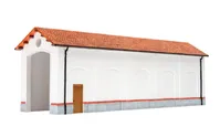 (H0 1:87) Small locomotive shed
