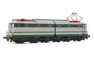 FS, locomotiva elettrica E.646, 2a serie, livrea verde/grigia con modanature d'alluminio e carrelli neri, ep. IV, con DCC Sound decoder