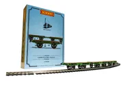 Flat Bed Wagon Pack containing 3 x Flat Bed wagons (Stephenson's Rocket)