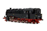 DR, Dampflokomotive BR 95 0023-2, mit Ölfeuerung, in rot/schwarzer Lackierung, Ep. IV
