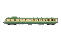SNCF, diesel railcar RGP I with trailer, green/beige livery, ep. IV