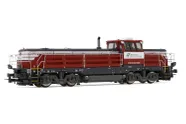 Mercitalia Shunting & Terminal, locomotiva diesel da manovra EffiShunter 1000, livrea rossa/grigia con strisce bianche, ep. VI