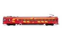 RENFE, 3-unit EMU class 444, unit 444-004 in original red/yellow livery, ep. IV, with sound decoder