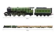 Flying Scotsman Train Set - Euro 2 pin plug