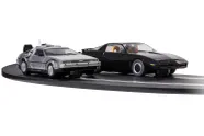 Scalextric 1980s TV - Back to the Future vs Knight Rider Race Set