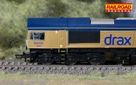 RailRoad: GB Railfreight - Class 66 - 66301 ‘Drax Power Station 50’ - Gold Livery (Drax 50th Anniversary)