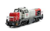 DB Cargo, diesel locomotive Vossloh DE 18, red/grey livery, ep. VI, with sound decoder