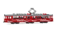 Straßenbahn, Typ Duewag Gt6, version Heidelberg, in "Coca Cola"-Lackierung, Ep. IV, mit DCC-Decoder
