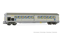SBB, 4-axle sliding-wall wagon type Habils "Danzas", ep. V