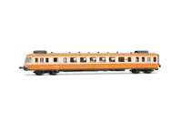 SNCF, autorail diesel RGP II, unité motrice + remorque en version modernisée, livrée orange/argent, ép. IV, avec décodeur sonore