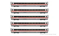 DB, 5-tlg. Set Zwischenwagen für ICE-1 HL1750 (1 x 1. Klasse + 4 x 2. Klasse)