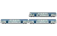 Set 3 coaches (1 with driver's cab + 2 intermediates) FER livery