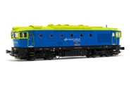 PKP Cargo International, diesel locomotive 753.7, blue/light green livery, period V-VI, with DCC-sounddecoder