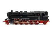 DR, locomotora a vapor clase 95 0023-2, en versión carbón, decoración roja/negra, ép. IV