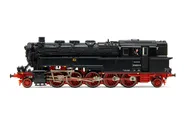 DR, Dampflokomotive BR 95 0023-2, mit Ölfeuerung, in rot/schwarzer Lackierung, Ep. IV
