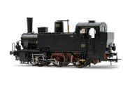 FS, locomotiva a vapore Gr. 835, fanali a petrolio, casse acqua chiodate, ep. III-IV