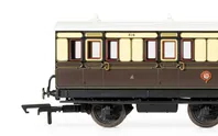 GWR, 6 Wheel Coach, 1st Class, 519 - Era 2/3
