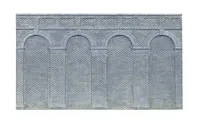 High Level Arched Retaining Walls x 2 (Engineers Blue Brick)