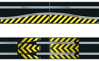 Scalextric Jump and Side Swipe Track Accessory Pack