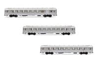 JOUEF HJ4177 Lot de 2 voitures de tourisme DEV Inox (abrégé), SNCF, Modélisme ferroviaire