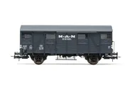 DB, 2-axle closed wagon Gmhs, "MAN", period III