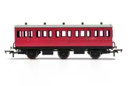 BR, 6 Wheel Coach, 3rd Class, Fitted Lights, E31085 - Era 4