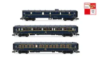 CIWL, 3-unit pack "Train Bleu", set 1/2 (fourgon + 2 x Lx), ep. III