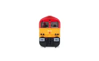 HGK, diesel-electric locomotive class 66, red livery with yellow front, ep. V-VI