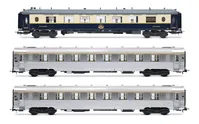 SNCF, 3-unit pack of "Sud Express", CIWL salon coach + 2 x DEV Inox short, no. 2/2