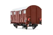 FS, closed wagon Gs with wooden walls and rear light, period III