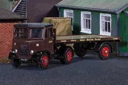 Thornycroft Nippy Flatbed Trailer - GWR