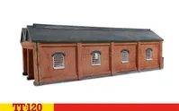 Double Engine Shed - Red Brick Collection
