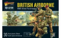 British Airborne Allied Paratroopers 1:56 WWII Military Wargaming Plastic Model Kit