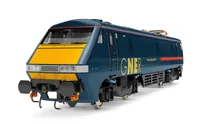GNER, Class 91, Bo-Bo, 91117 'Cancer Research UK' - Era 10